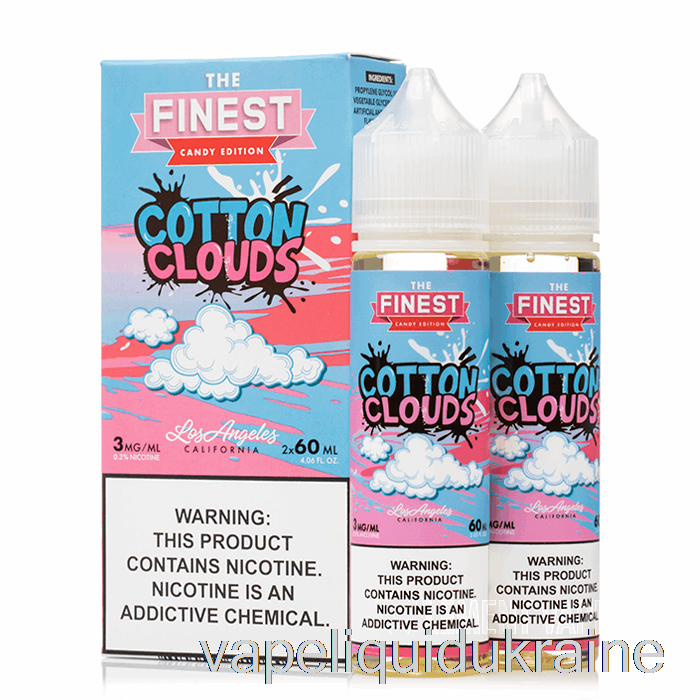 Vape Ukraine Cotton Clouds - The Finest Candy Edition - 120mL 3mg